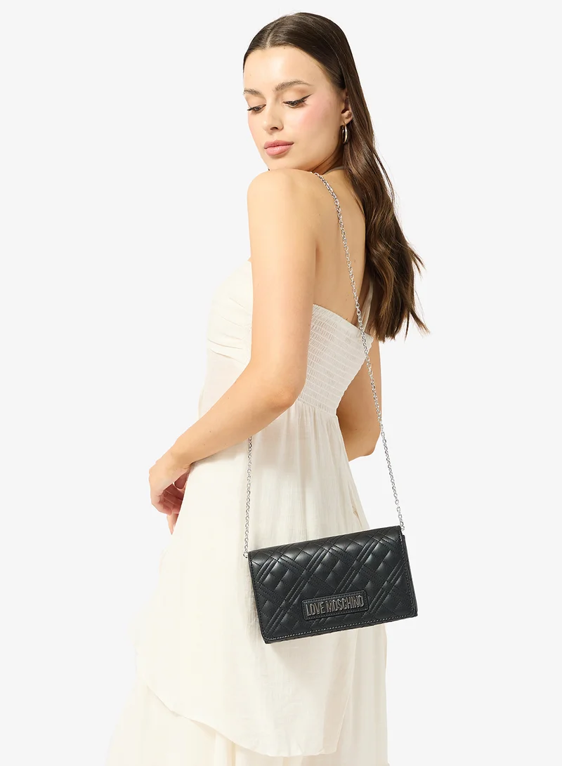 Love Moschino  Smart Daily Quilted PU Crossbody Bag for Women | Best Price UAE